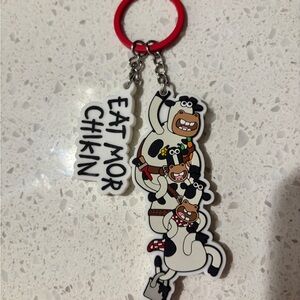 Chick-fil-A Original Code Moo Cow Keychain Limited 2024